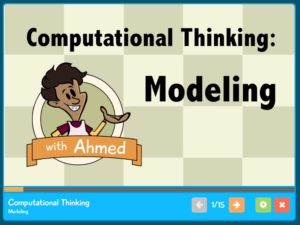 Computational Thinking: Modeling lesson title slide